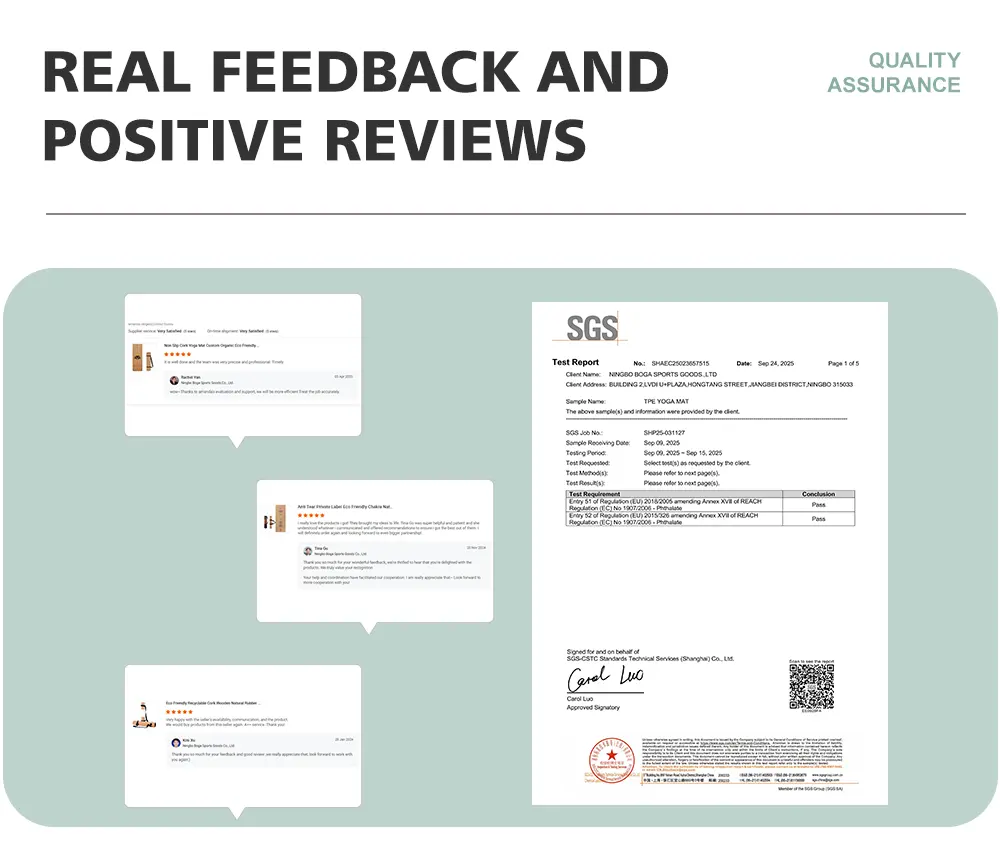 Cork Rubber Yoga Mat