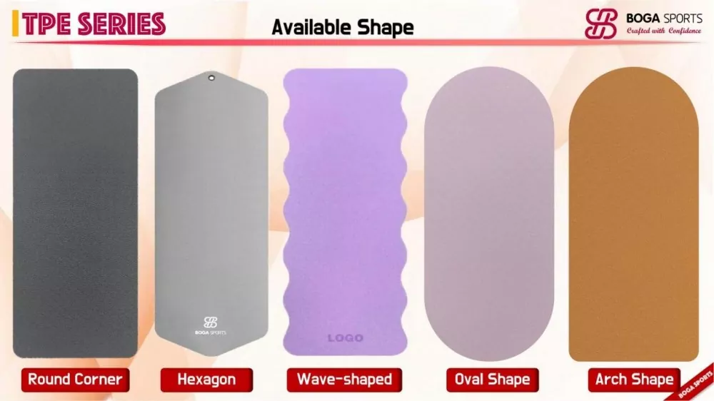 Double Color TPE Yoga Mat