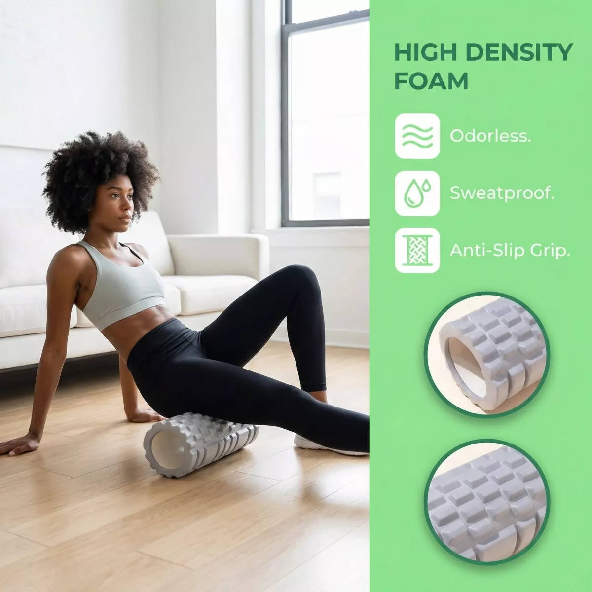 Hollow Soild Color EVA Yoga Roller