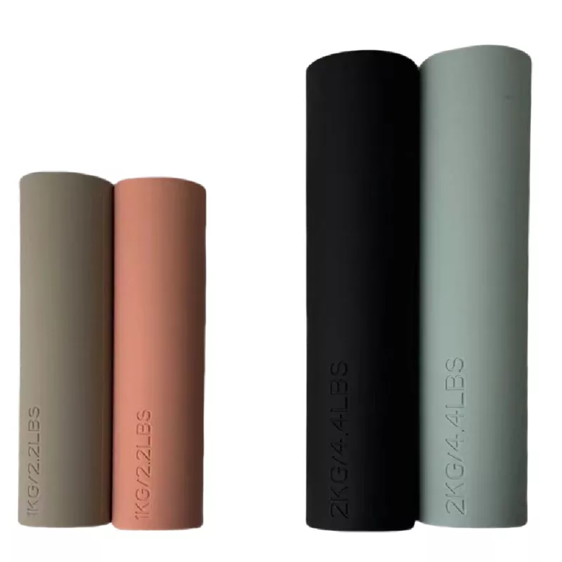 Flat-Top hantlar i silikon